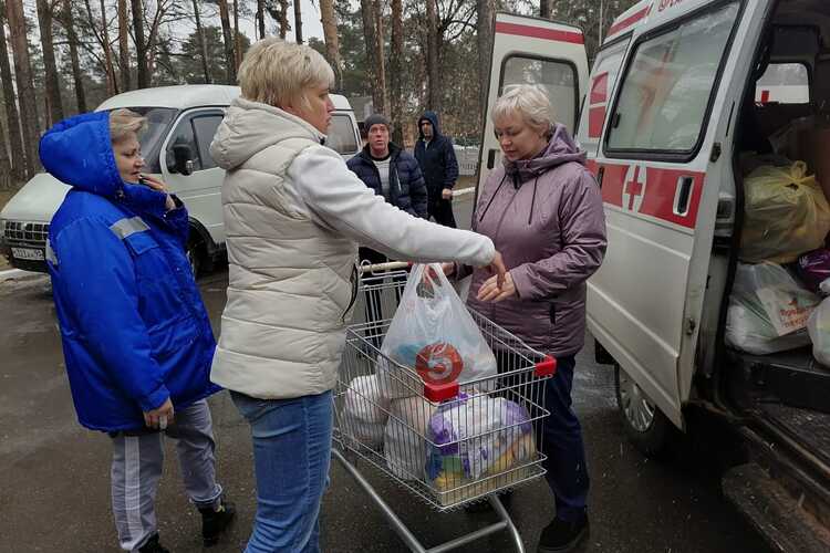 Сотрудниками медицинских организаций го Шатура собрана гуманитарная помощь