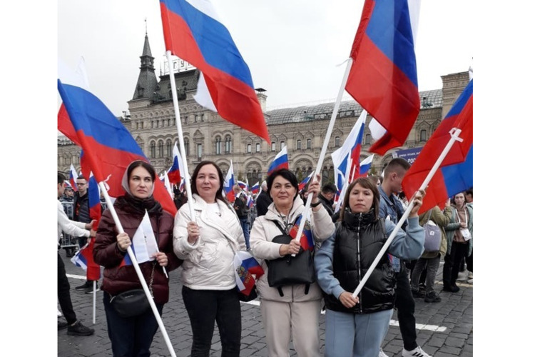 Члены профсоюза Балашихинской ГО приняли участие в митинге-концерте на Красной Площади